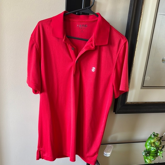 Izod Other - IZOD Men's Golf Red Polo Shirt Medium